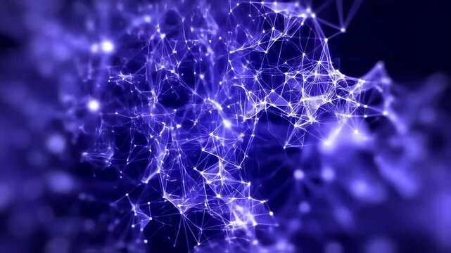 Network forming and dissolving in abstract space