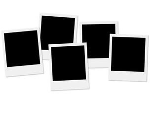 Pile of Instant Film Photographs