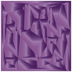 Obraz premium Purple square pattern. Faceted polygon background. Geometric abstract Vector. Modern texture art.