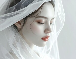 portrait of the bride