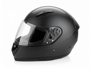 Fototapeta premium motorcycle helmet isolated on white background