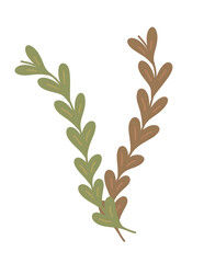 olive branch with leaves