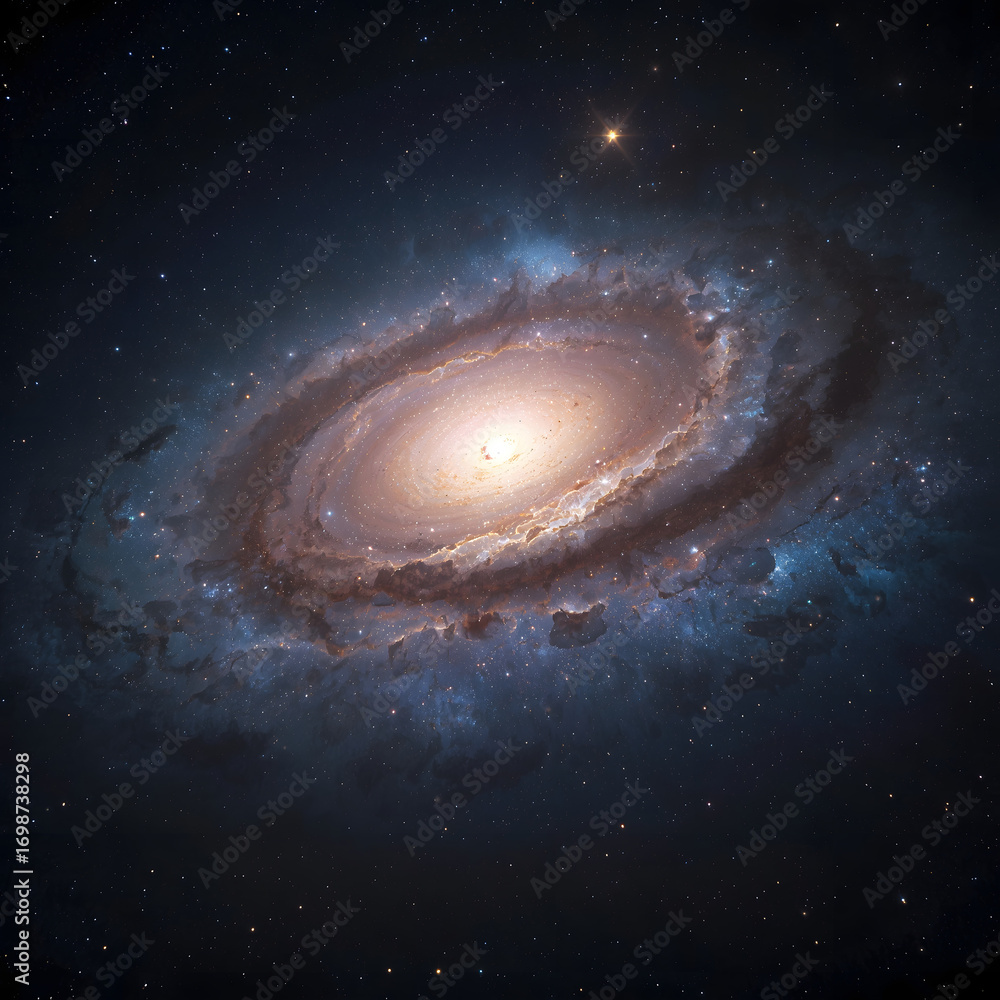 Wall mural planet in space