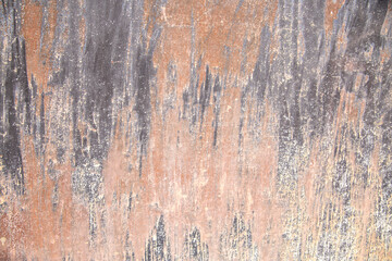 A metal sheet covered with rust and scratches. Metal background, metal texture, rust.