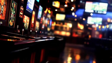 Nightlife at the Casino Slot Machines