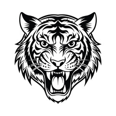Obraz premium Tiger Scratch Svg