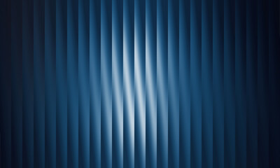 Obraz premium Deep Blue Vertical Pleated Abstract Background with Soft Light Gradient dark