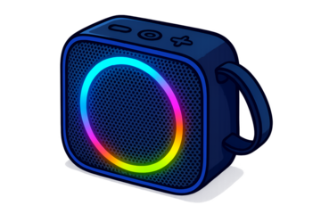 speaker isolated on white background