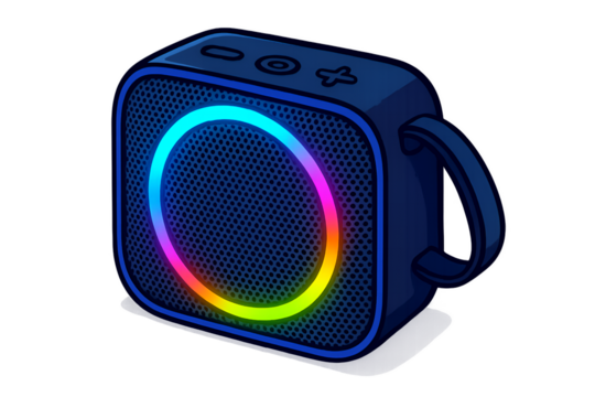 speaker isolated on white background