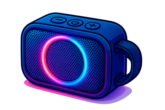 speaker isolated on white background