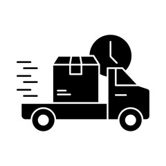 Order Delivery Icon for managing product shipments, tracking deliveries, and ensuring timely arrival of goods to customers.