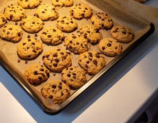 homemade chocolate chip cookies