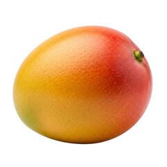 Ripe mango fruit isolated on transparent background