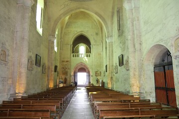 Eglise collégiale Saint-Emilion, ville de Saint Emilion, département de la Gironde, France