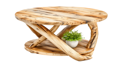 Modern designer coffee table with minimalist form and elegant proportions, made in the floating look style, with an absolutely clean image without shadows and glare. Completely without support and con