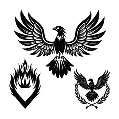Obraz premium Phoenix SVG