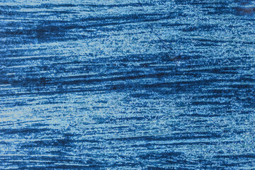 Old scratch abstract scratched metal texture steel blue pattern background cold weathered messy obsolete