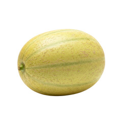 Yellow melon isolated on transparent background
