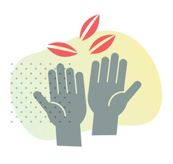 Fototapeta premium Donate - Bring Hope to community - Icon