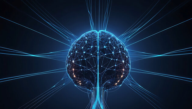 Machine Learning (ML) Technology Concept Depicting Core Algorithms, Predictive Analytics, Data Training Models, Neural Networks, and Intelligent Automation for Advanced Artificial Intelligence