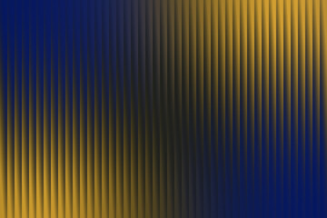 Abstract vertical lines with gradient of blue and yellow colors