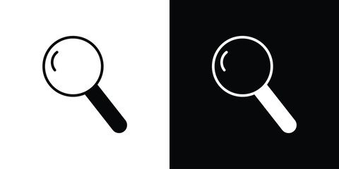 Search icon. flat and line style collection.