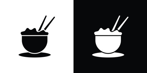 Rise Bowl icon. flat and line style collection.