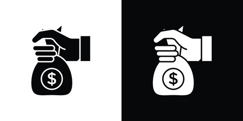 Investment icon. flat and line style collection.