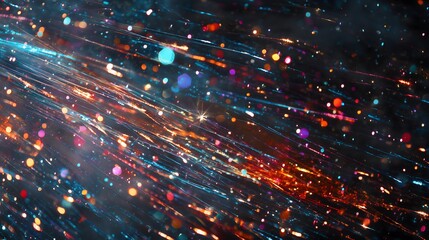 Obraz premium Futuristic Data Stream