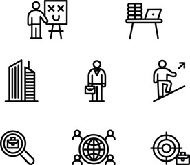 Empowering Career Concepts A Visual Representation of Professional Growth Global Collaboration and Targeted Achievement in the Modern Business Landscape For Success