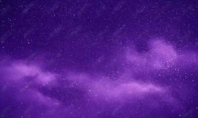 Purple night sky with stars.