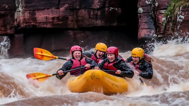 Thrilling White Water Rafting Adventure