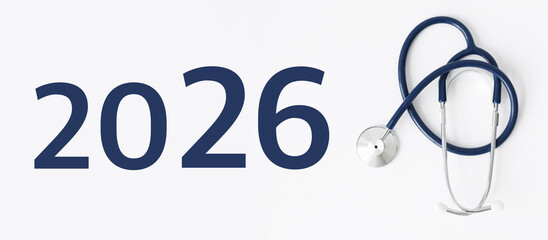 2026 medical postcard happy New year