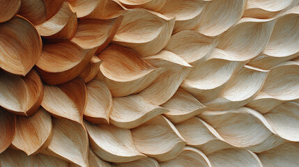 hand-carved wood