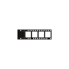 film strip isolated on white background