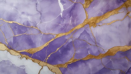 Purple and White Marble with Gold Veins – Luxury Stone Texture