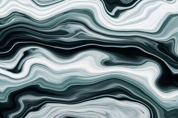 Abstract Blue Marble Background with Wavy Fluid Design