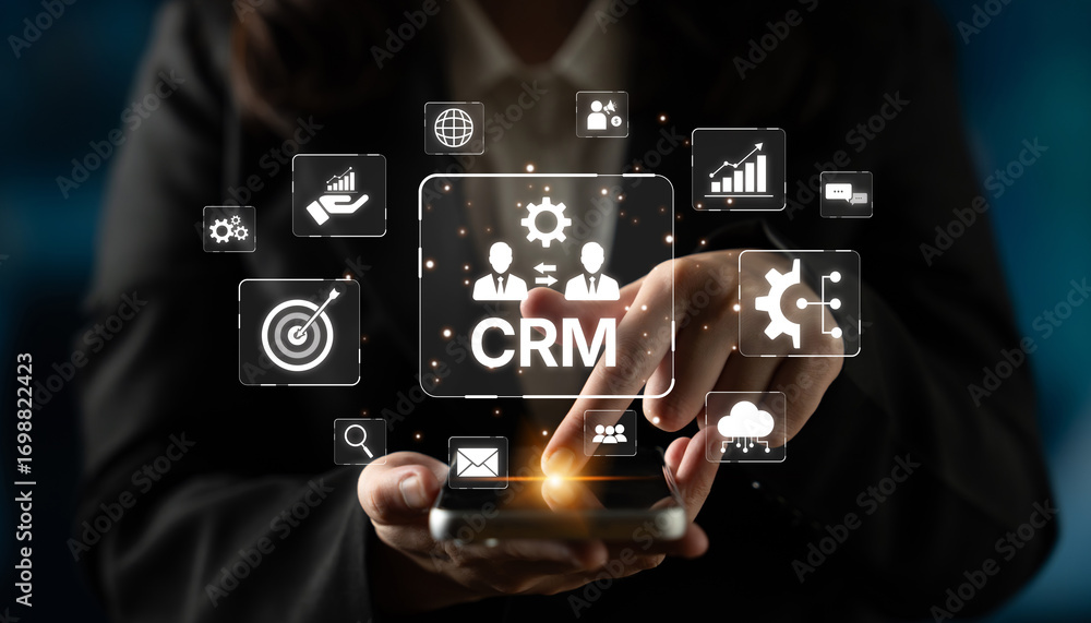 Aufkleber crm platforms improve customer relationships through data analysis, crm communication tools, and aut