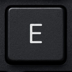 black and white button