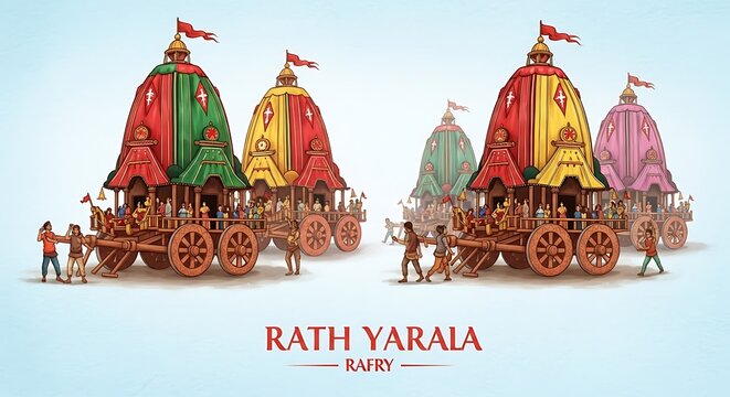 Rath Yatra Festival Celebration.