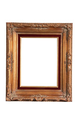 sophisticated and antique picture frames on a neutral background