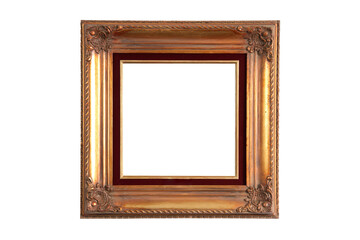 sophisticated and antique picture frames on a neutral background