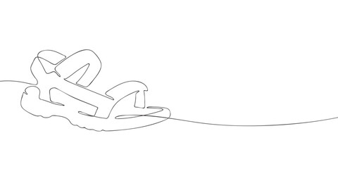 Minimalist continuous line drawing of a sports sandal. Simple outline illustration of casual summer footwear for fashion, outdoor, or travel design projects