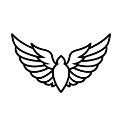 Winged emblem