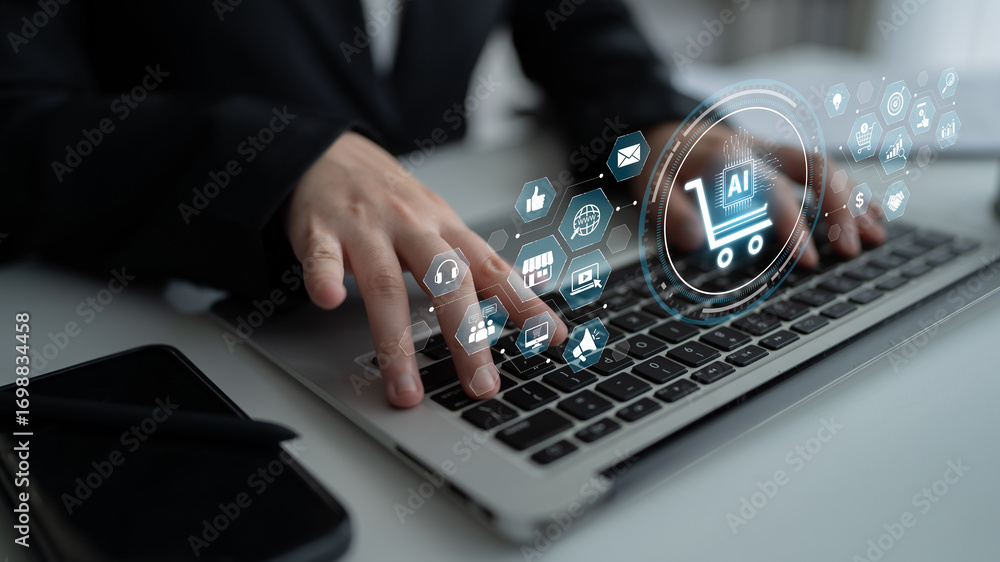 Poster ai transforms ecommerce by enabling smart product recommendations, ai automated shopping decisions, 