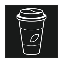 Coffee cup outline