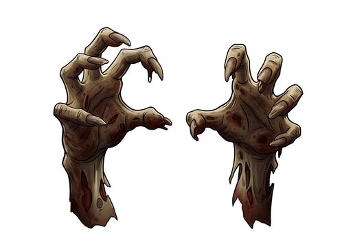 Clawing Shadows: Digital Zombie Hands