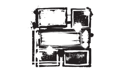 Abstract Paint Splatter