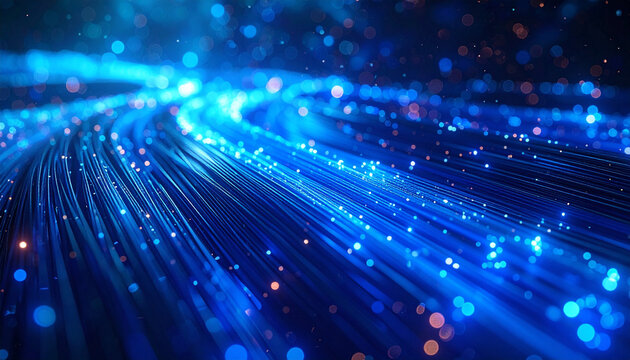 Digital Data Stream: A mesmerizing visual symphony of data streams, intricately interwoven and gleaming, representing the invisible yet powerful threads of information.