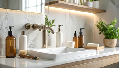 Modern bathroom sink and vanity